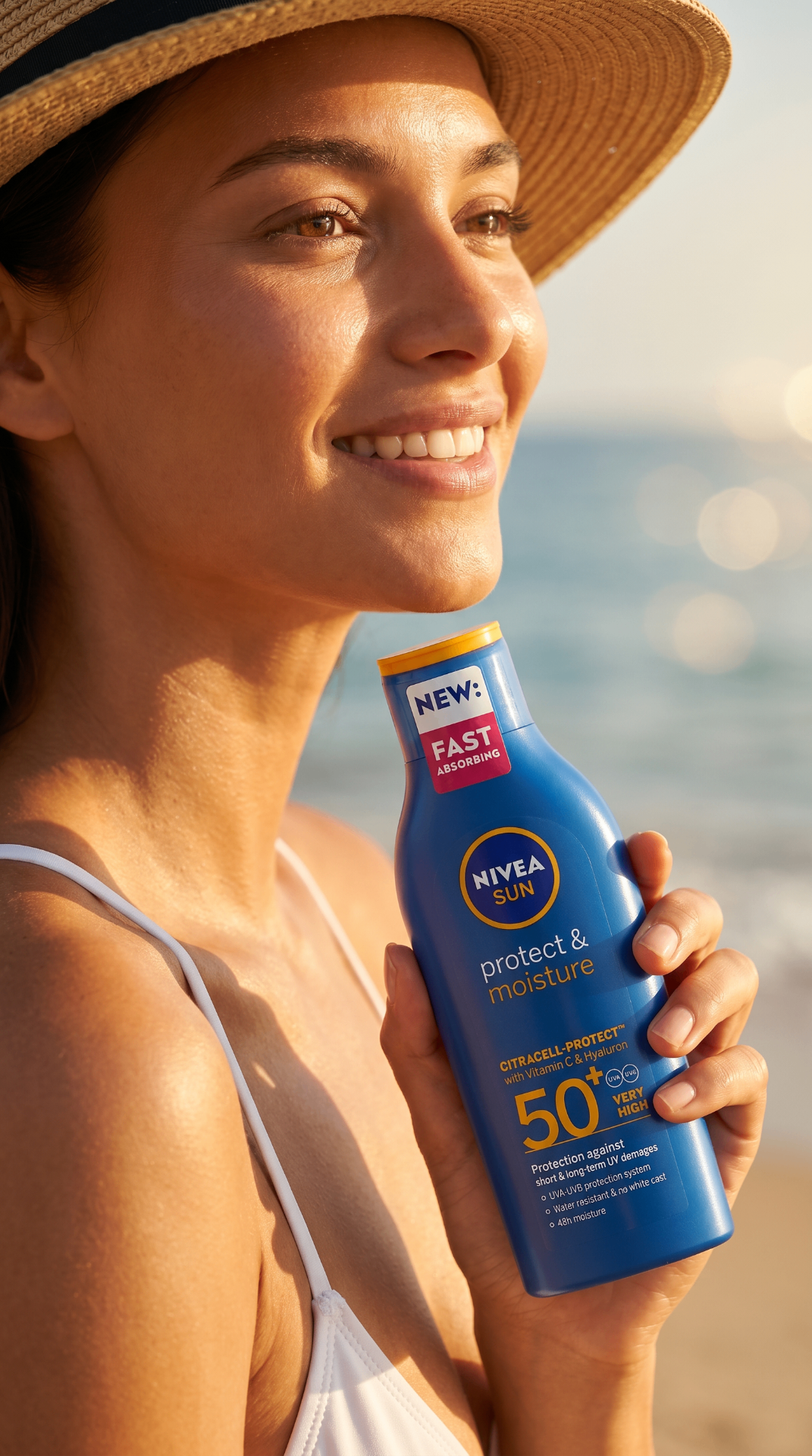 Nivea Sun — kampania plażowa, naturalne światło